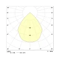 Frisch-Licht LED Recessed Downlight, 10W, 4000K, 1000lm, IP20, faceted reflector, white