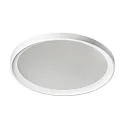 recessed luminaire Ø 17cm round, switchable, microprismatic IP65, white  19W 2300lm 4000K 60° 60°