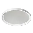 recessed luminaire Ø 22,5cm round, switchable, microprismatic IP65, white  24W 2900lm 4000K 60° 60°