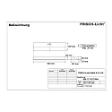 Frisch-Licht LED Recessed grid luminaire, asymmetrical, 20W, 4000K, 2500lm, IP20, white
