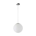 pendant luminaire Ø50 IP40, stainless steel brushed, white dimmable