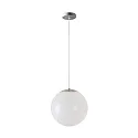 pendant luminaire Ø50 IP40, stainless steel brushed, white dimmable