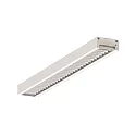 LED Light strip Surfaced /Pendant grid luminaire, 56W, 3000K, 7300lm, IP20, direct, UGR < 19, white