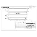 Frisch-Licht light bar MICROPAL®, UGR<19 / 847MM / 840 surface-mounted version, DALI controllable, direct IP40, black 