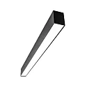 light bar MICROPAL®, UGR<19 / 1127MM / 840 surface-mounted version, DALI controllable, direct IP40, black dimmable