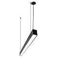 light bar MICROPAL®, UGR<19 / 1407MM / 840 direct, multipower, with suspension kit IP40, black 