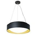pendant luminaire PREMIUM ARCHITEKTUR Ø 30,8cm IP20, gold, black 