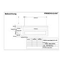 Frisch-Licht LED Pendant luminaire direct / indirect, 28W, 3000K, 3800lm, IP20, DALI dimmable, white