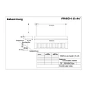 Frisch-Licht LED Pendant grid luminaire direct / indirect, 84W, 3000K, 11000lm, IP20, UGR < 19, DALI dimmable, white