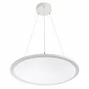 pendant luminaire Ø 60cm direct / indirect, microprismatic IP20, white 