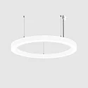 pendant luminaire Ø 80CM CCT Switch, direct / indirect, UGR < 19, multipower, ring shape IP40, white 