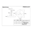 LED Pendant luminaire round direct / indirect, 126W, 3000K, 15100lm, IP40, white