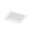 LED Recessed Downlight, 12W, 4000K, 1100lm square, IP54, DALI dimmable, white