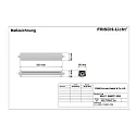 Frisch-Licht LED Damp proof luminaire, 9W, quick mounting, 4000K, 1300lm, IP66, grey