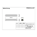 Frisch-Licht damp-proof luminaire WNL119466PC.2584M small, 3-pole, impact resistant IP66, grey 