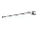 LED Damp proof luminaire, 24W, quick mounting, 4000K, 3300lm, IP66, grey