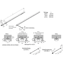 Pluggable LED rod LED Stick 2, without dark zones, 20cm, 24 LED, 1.6W 3000K 55°, CRi >95