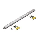 Pluggable LED double rod LED Twin-Stick 2, without dark zones, 24V DC, 30cm, 72 LED, 4.4W 3000K 55°, CRi >95