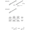 Pluggable LED rod LED Power-Stick T, without dark zones, CRi>95, 30cm, 18 LED, 4W 5000K 85°