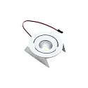 Recessed LED spot SR 68-LED, IP44, 350mA, CRi>90m UGR<19, gimbal swiveling 20°, 4.8W 3000K 35°, white