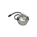 Recessed LED spot SR 45-LED, IP44, 350mA, swiveling 20°, 4.8W 3000K, inox look