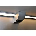 Hera LED under-cabinet luminaire LED ModuLite F, IP20, 230V HVLCS, CRi>90, 60cm, with switch, 10W 3000K 950lm 120°, anodised alu