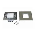 recessed luminaire WALL IF lateral light direction, with diffuser IP20, stainless steel  1,8W 90lm 3000K 120° 120° CRI 80