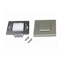 recessed luminaire WALL I UP & DOWN up / down, with sensor, with diffuser IP20, stainless steel  1