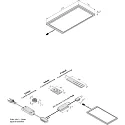 Flat LED under-cabinet luminaire Dynamic LED SKY, IP20, 6W 2700-5000K 255lm 110°, inox look