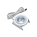 Recessed LED luminaire Dynamic SR 68-LED for BAP, IP44, LED 24, 6.5W 2700-5000K 420lm 40°, CRi>90, swiveling, white