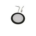 recessed luminaire FAR 58 - LED-24 round IP44/IP20, black matt dimmable 3W 225lm 3000K 115° 115° CRI > 93