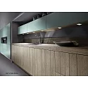 LED Recessed luminaire FAQ 58 with surface light, 3W, 3000K, IP20, brushed stainless steel