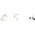 3-phase spot AI-SPOT with sensor, tunable white, Bluetooth controllable, cardanic swivelling IP20, white dimmable