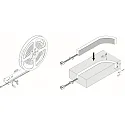 LED Strip TAPE FN-6 FREECUT 930 / 5M with plug white