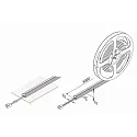 Hera LED Strip TAPE F CORNER 270° 930 / 5M with plug white