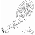 LED Strip TAPE F 10/6 930 / 5M with plug white