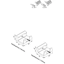Hera retaining clip set of 2, transparent