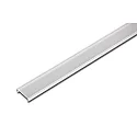 LED covering profile 15mm, for 12mm milled grooves and profiles, 100cm, slightly matted