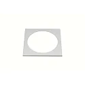 Adaptor ring SR 68, angular, for drillings up to 84mm, inox look