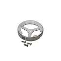Surfaced ring AR 68, incl. mounting screws, stainless steel