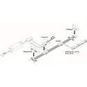 Hera Accessory for 24V power track Flat Track - end cap, grey