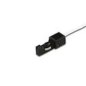 Accessory for LED Track 24V tracks - end position feed with screw terminal clamps, black