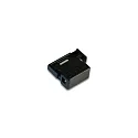 Accessory for LED Track 24V tracks - 24V low voltage adaptor, with 2x LED 24V-female plugs, black