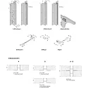 Schlitzschiene PS Mini A for shelfboards, 200cm, anodised alu, with invisible 24V DC current conduction