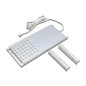 Flat LED under-cabinet luminaire LED L-Pad, LED24 connection, CRi>90, dimmable, 7.5W 3000K 480lm 110°, anodised alu