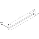 Flat LED under-cabinet luminaire LED Top-Stick FMK, partly indirect light, IP20, CRi> 95, LED24 connection, 90cm, 16.6W 4000K