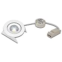 Recessed LED spot SR 68-LED, Set (incl. transformer), IP44, 230/350/700mA, CRi>90, dimmable, 7.5W 3000K 800lm 30°, white