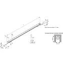 Hera Rotatable, round LED surface mount luminaire LED PIPE, Ø1.4cm, 121cm, 30W 3000K