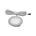 LED panel luminaire Dynamic FR 68-LED, IP44, with LED 24 Dynamic connection, CRi>90, 4W 2700-5000K 270lm 110°, inox look