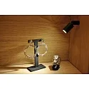 Hera LED Spot LED Point S, with M8x1 thread, 2 lenses, 350mA connection, anodised alu, 1W 5000K 115lm 20°/30°